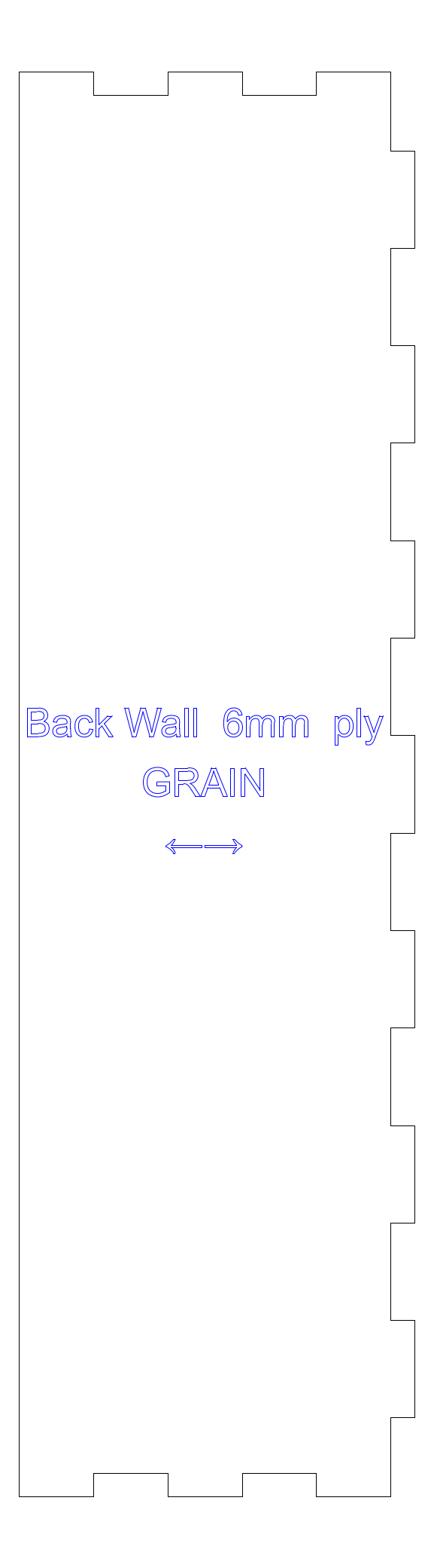 Back wall